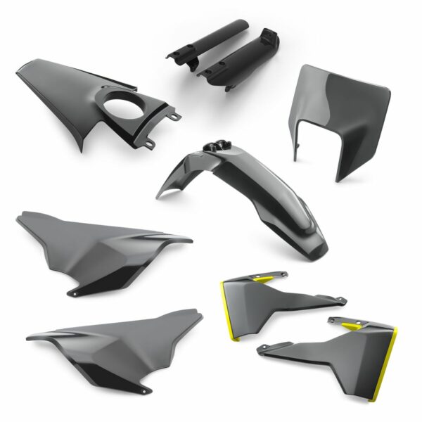Schwarzer Kunststoff-Kit Husqvarna 701