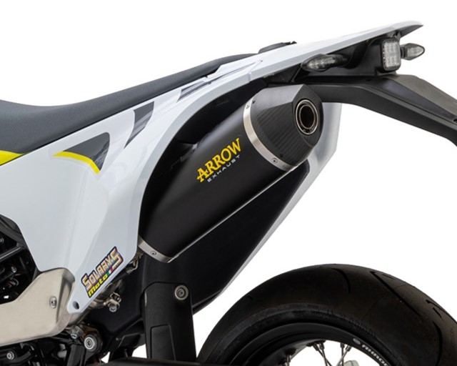 Auspuff Euro5 Arrow Race-Tech schwarz, Husqvarna 701 Supermoto & Enduro