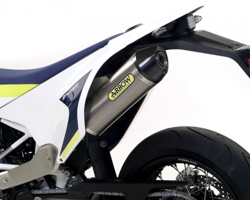 Auspuff Euro5 Arrow Race-Tech silber, Husqvarna 701 Supermoto & Enduro