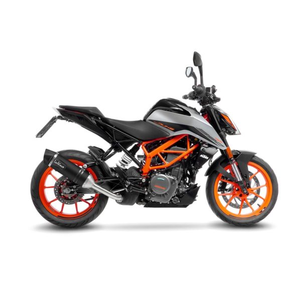 KTM Duke 125​/​390 LeoVince ONE EVO Inox Black ​/ Slip​-​on
