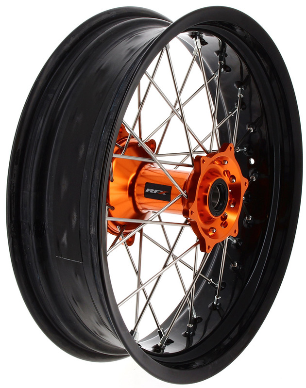 Homologierte Supermoto Felgen Husqvarna FE und KTM EXC Modelle