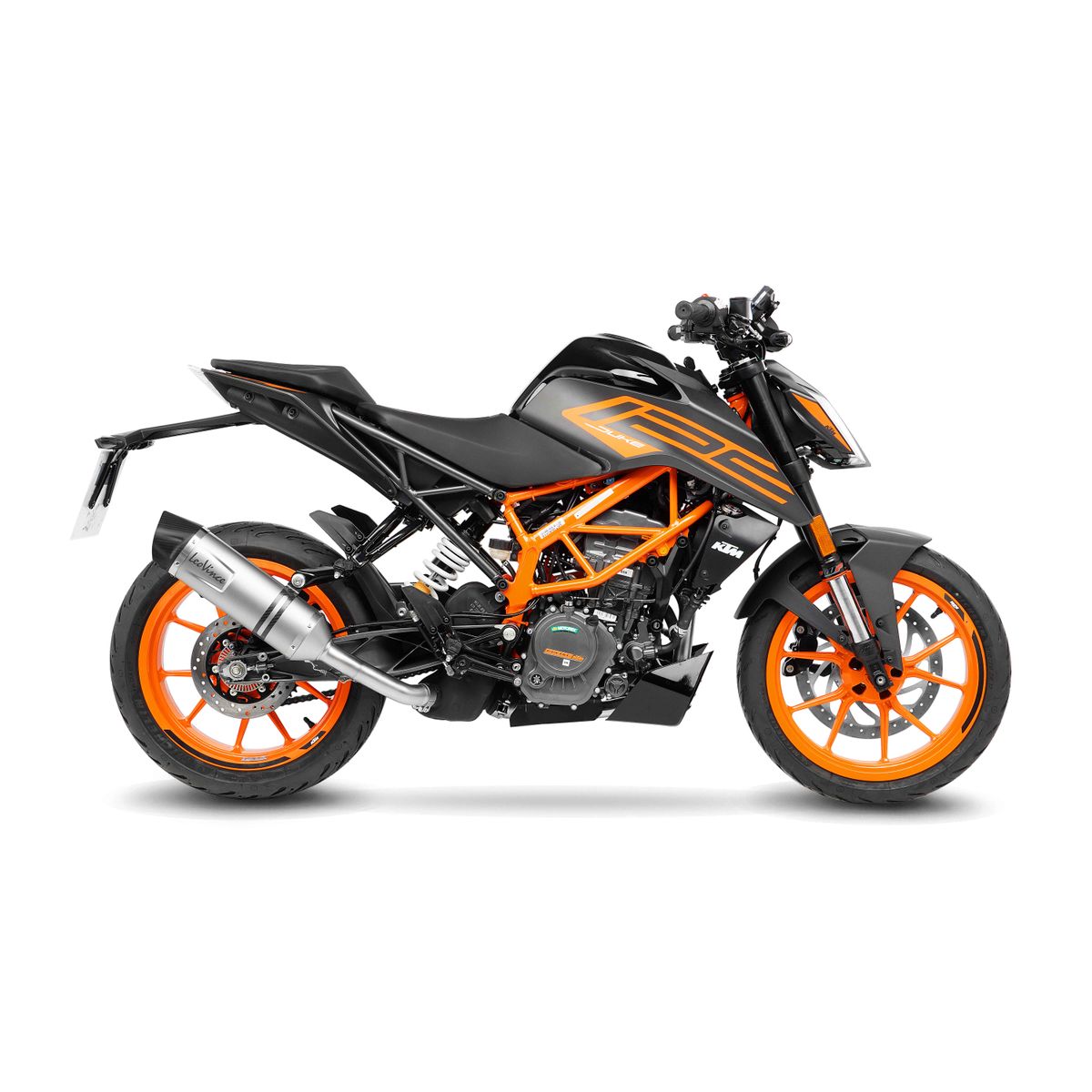 KTM Duke 125​/​390 LeoVince ONE EVO Inox ​/ Slip​-​on