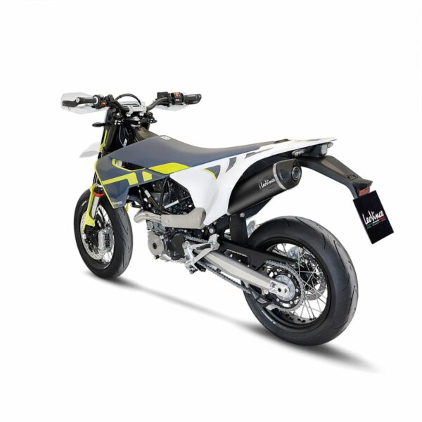 Auspuff LeoVince Slip-On schwarz, Husqvarna 701 Supermoto & Enduro