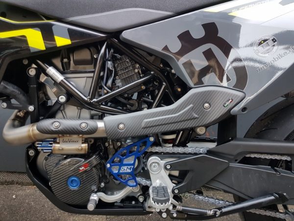 LeoVince Karbon Hitzeschild Husqvarna 701