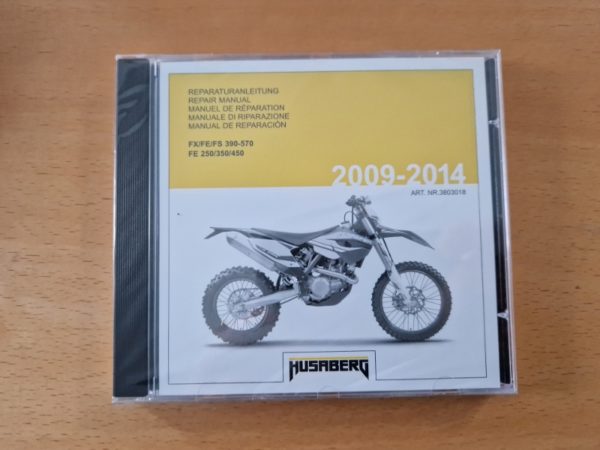 Husaberg Reparatur CD, Handbuch